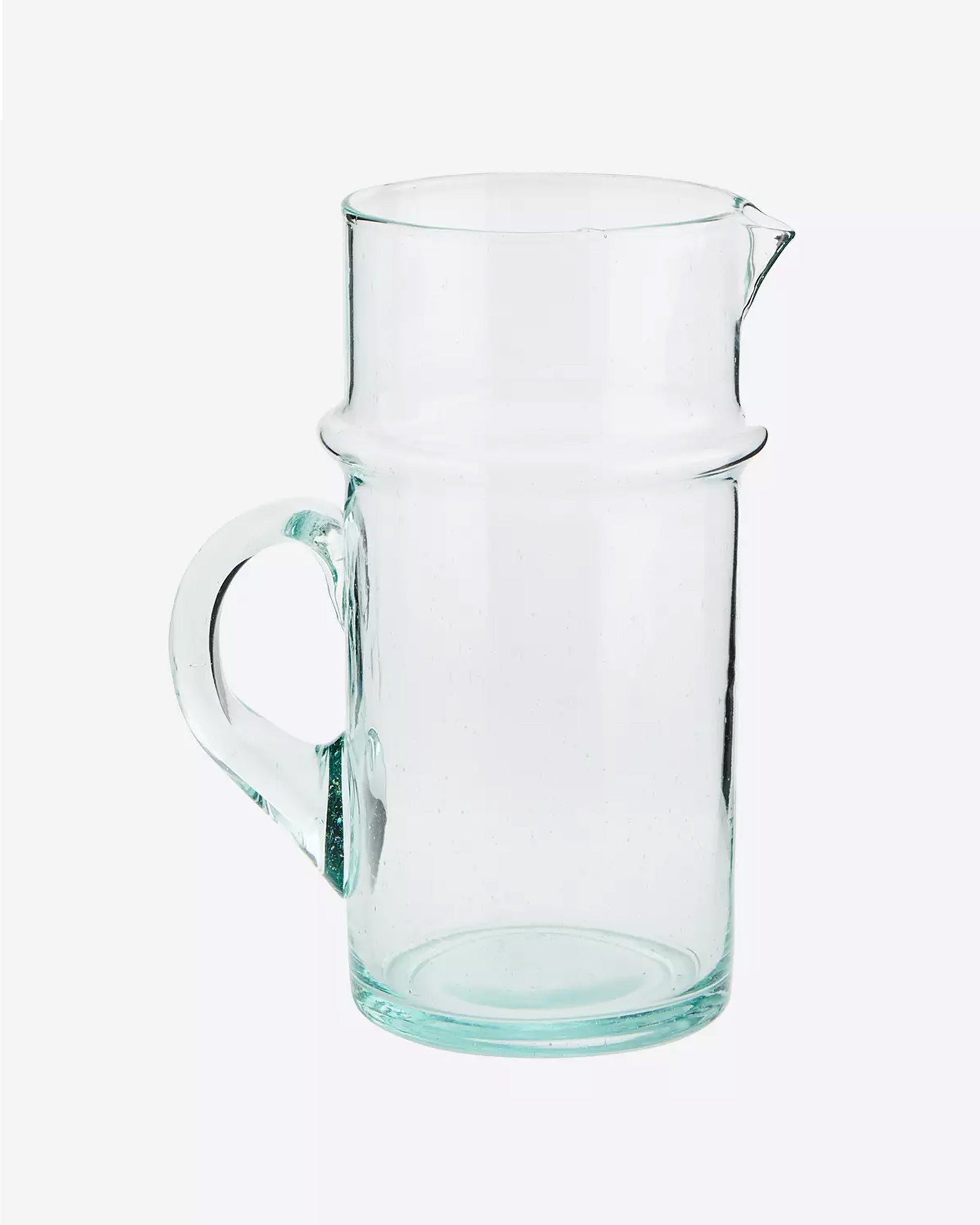 The Every Space 1 Litre Beldi Glass Jug with original Moroccan Beldi glass by Madam Stoltz