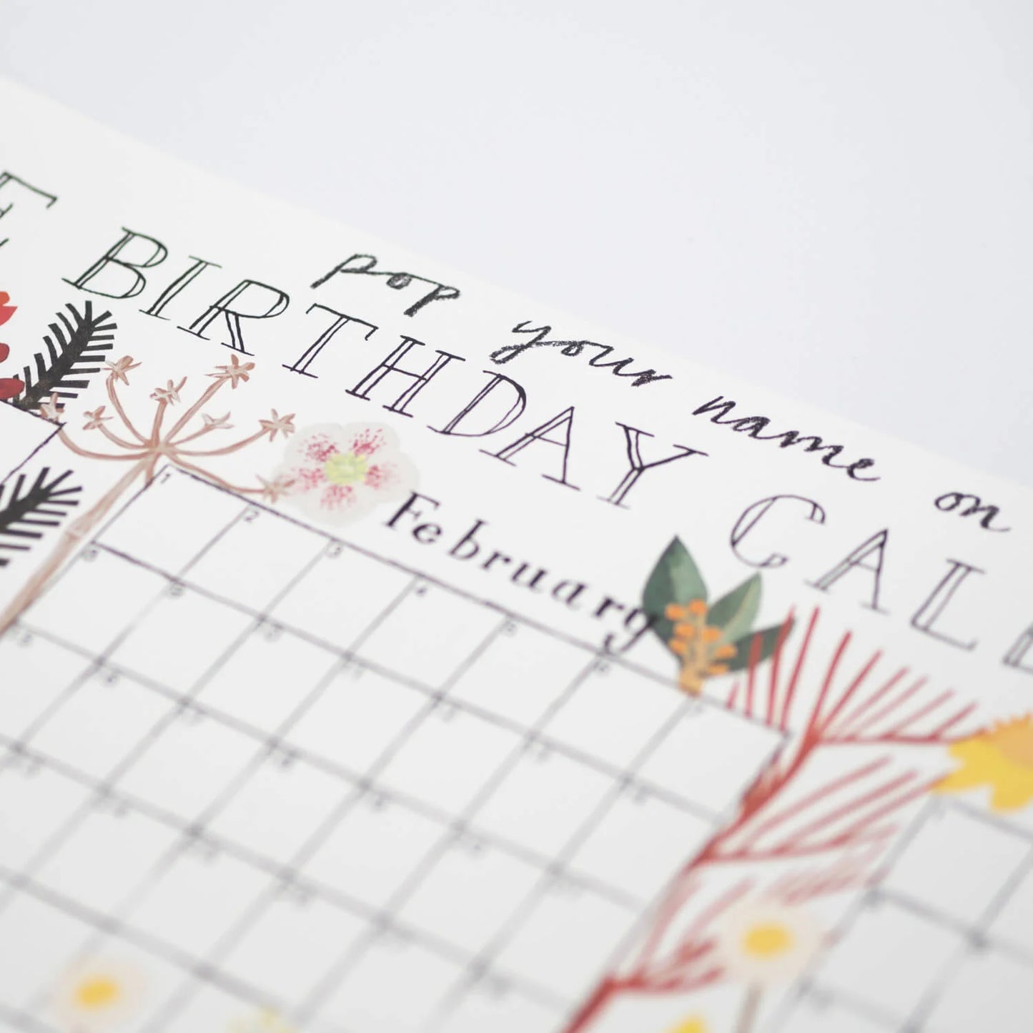 Birthday Calendar