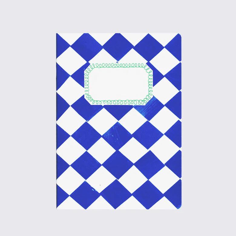 Chequered Sketch/Notebook A5 (various colours)