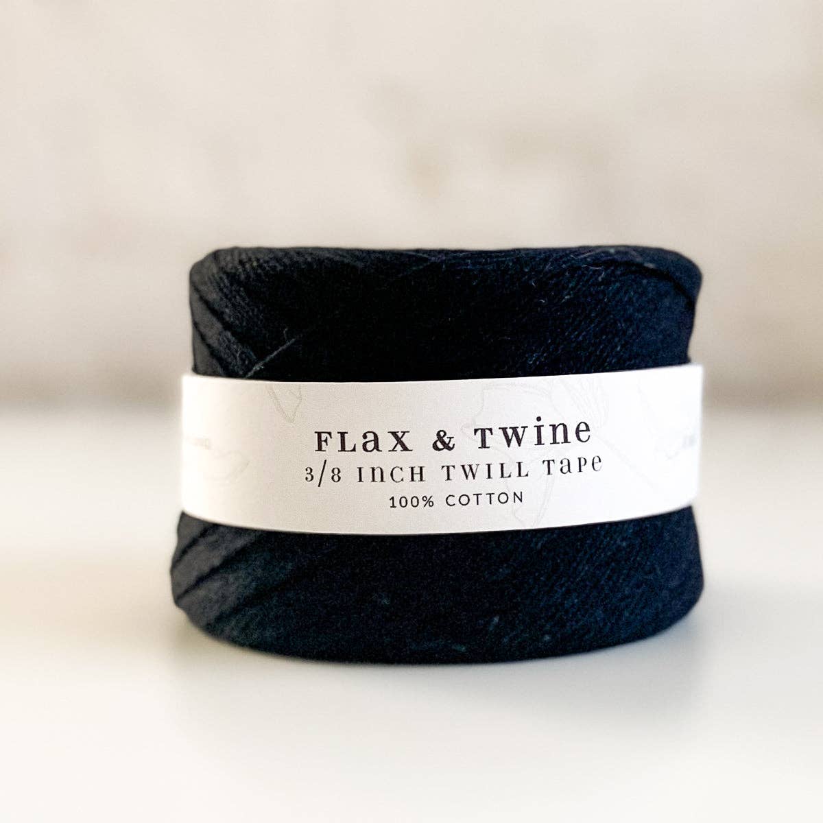 Flax & Twine Cotton Twill Tape (3/8") (150ft / 45m)