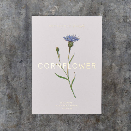 Cornflower Blue Seed Packet