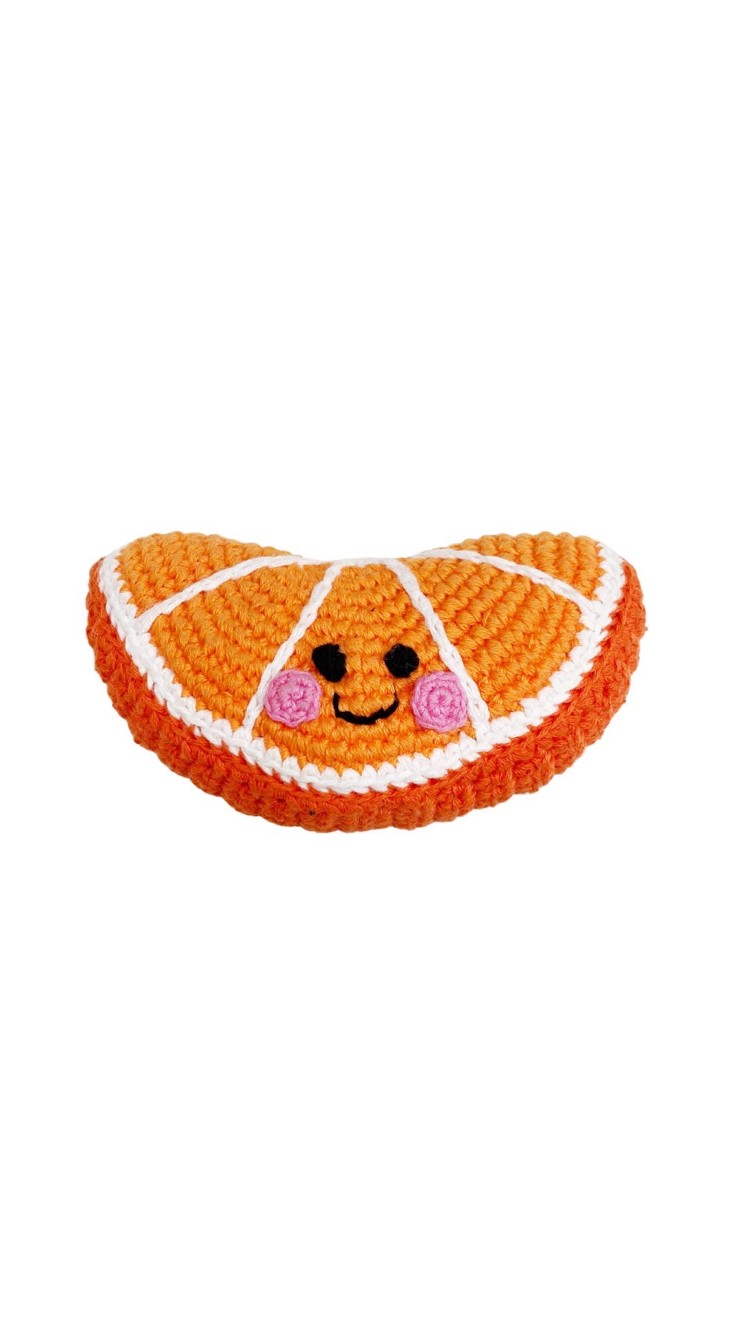 Friendly Orange Slice Rattle