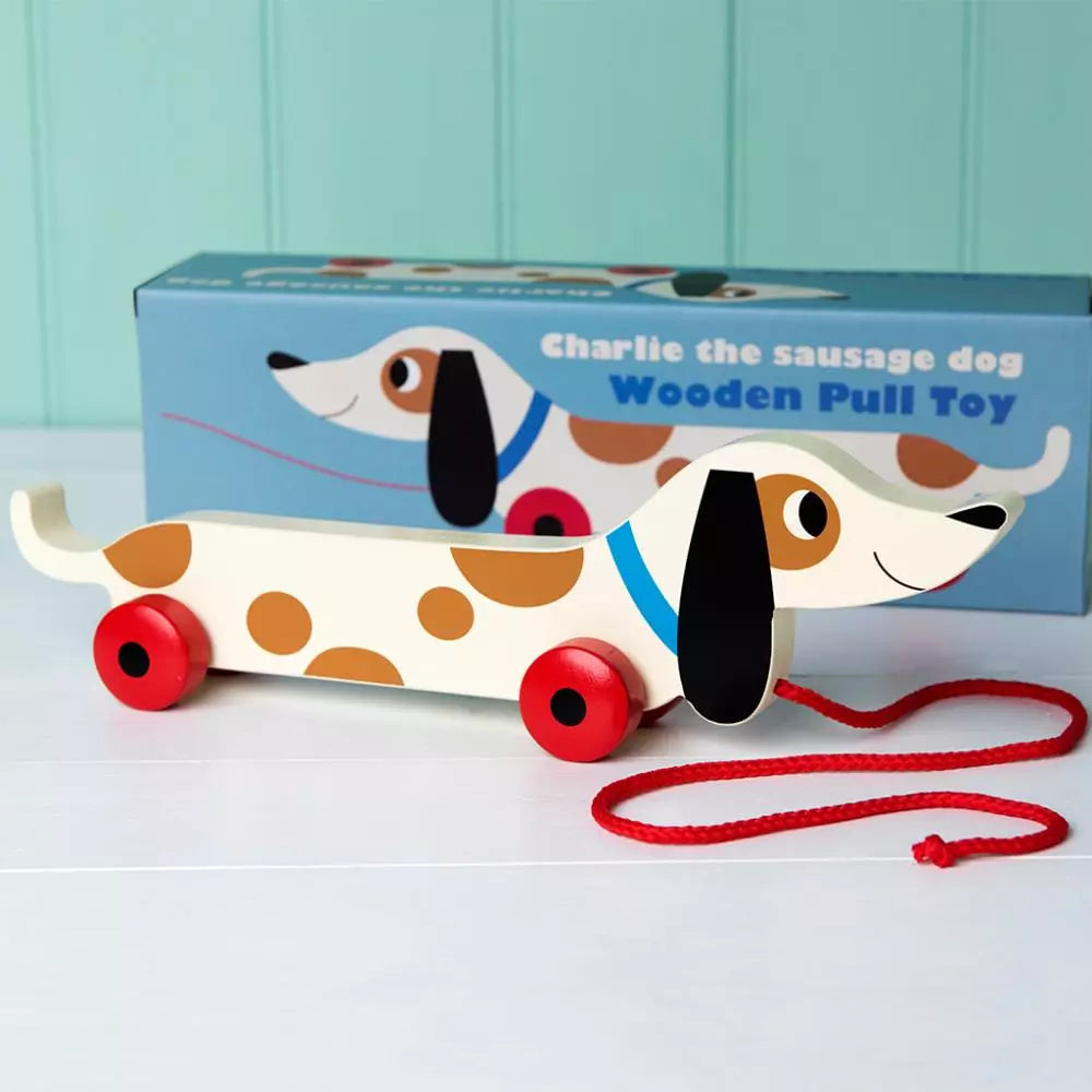 Wooden Pull Toy | Charlie the Sausage Dog