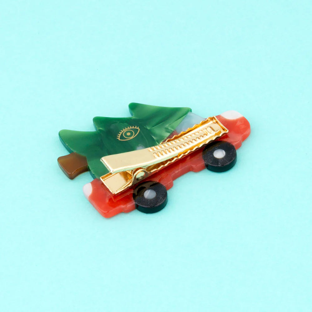 Christmas Car Hair Clip