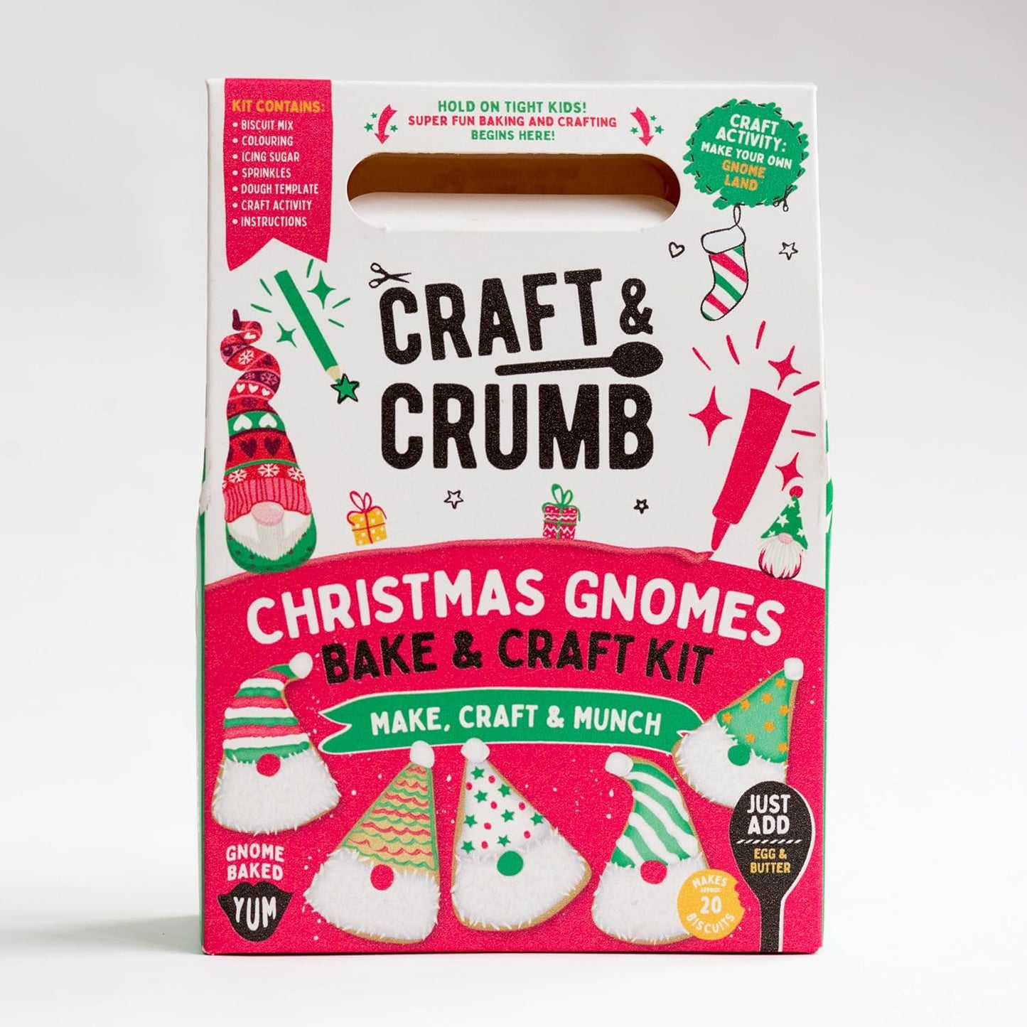 Christmas Gnome Bake & Craft Kit