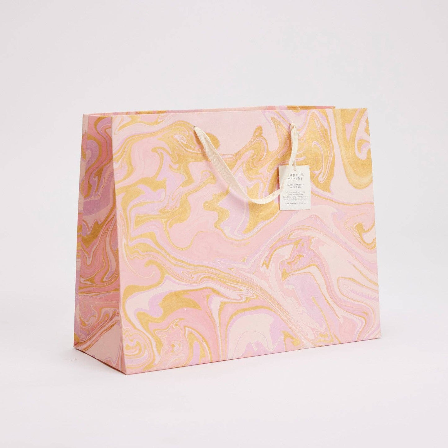 Hand Marbled Gift Bags (Large) - Celebration