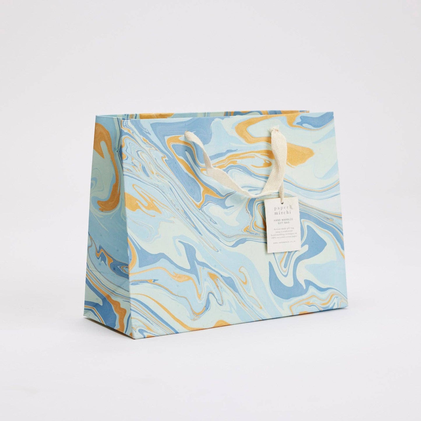 Hand Marbled Gift Bags (Medium) - Celebration