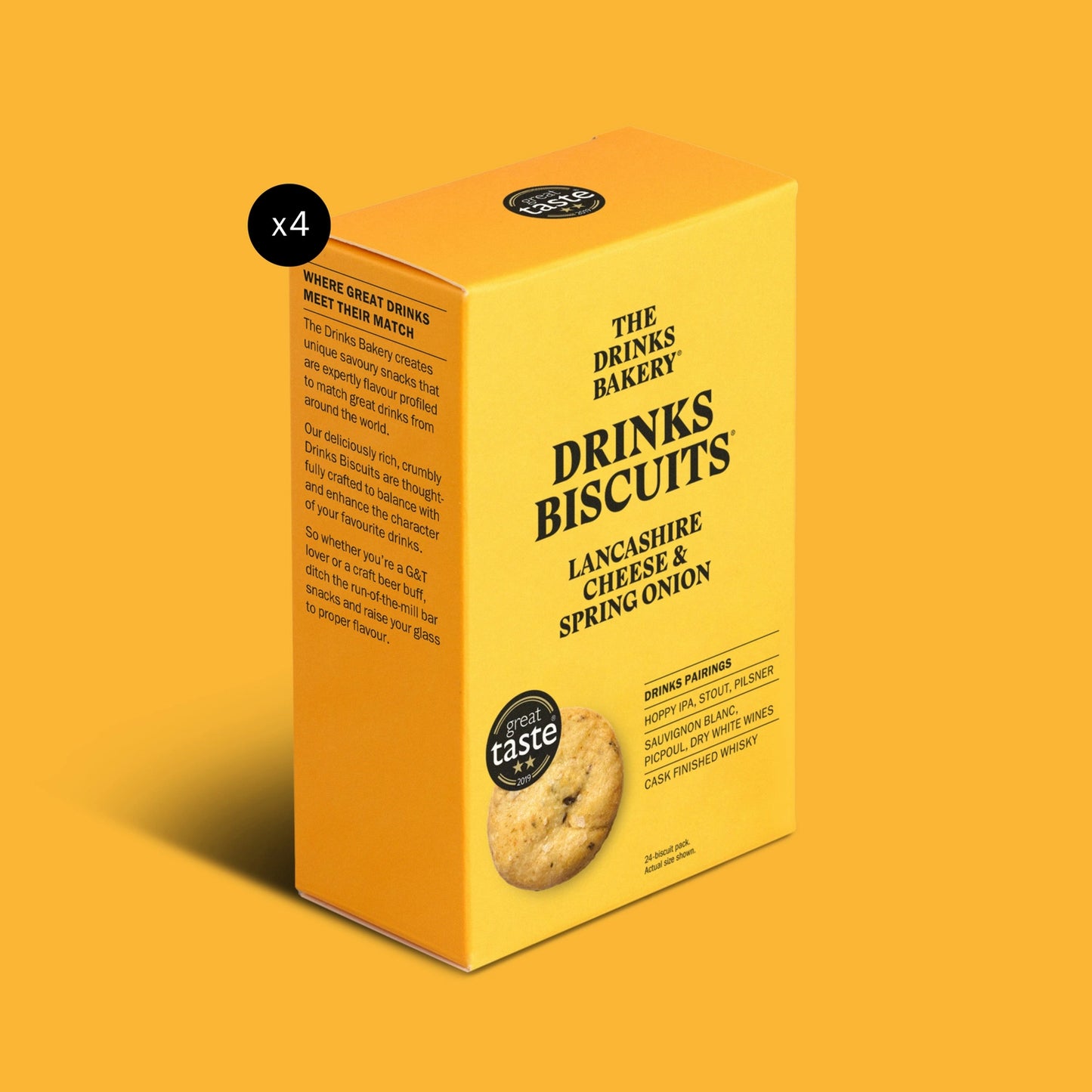 Drinks Biscuits | Lancashire Cheese & Spring Onion 110g