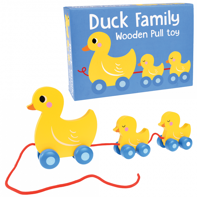 Wooden Pull Toy | Duck Family