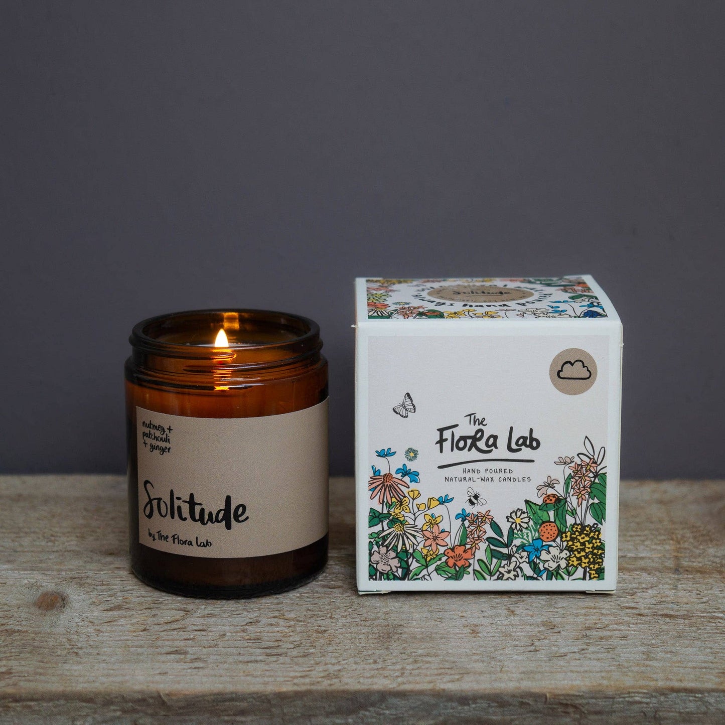 Solitude Soy Wax Candle | Nutmeg, Patchouli, Ginger