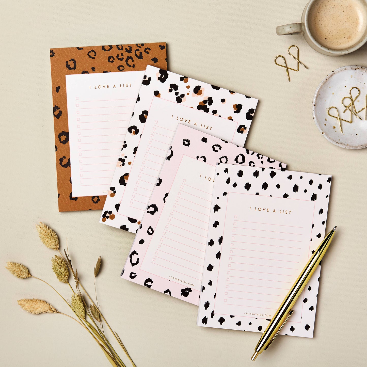 A6 Check List Notepad Dalmatian Spot