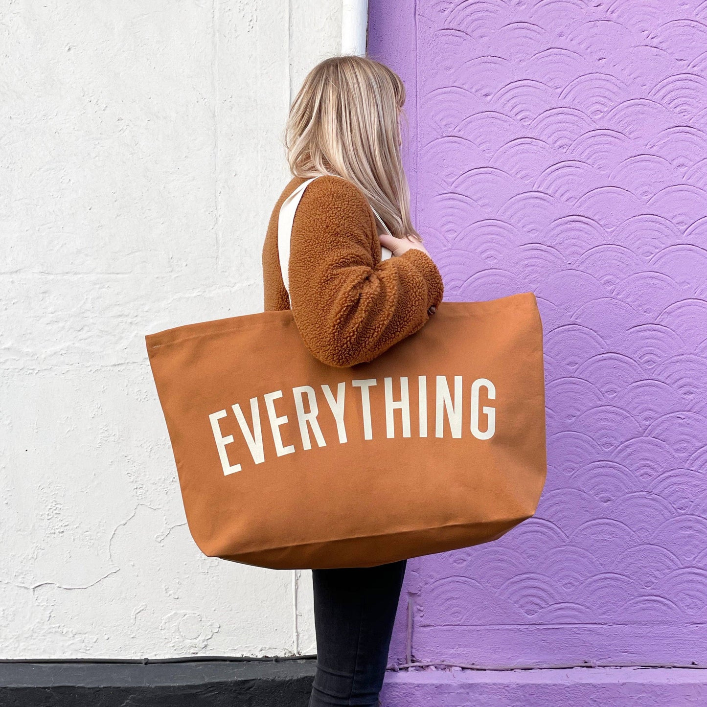 Everything | Tan REALLY Big Bag