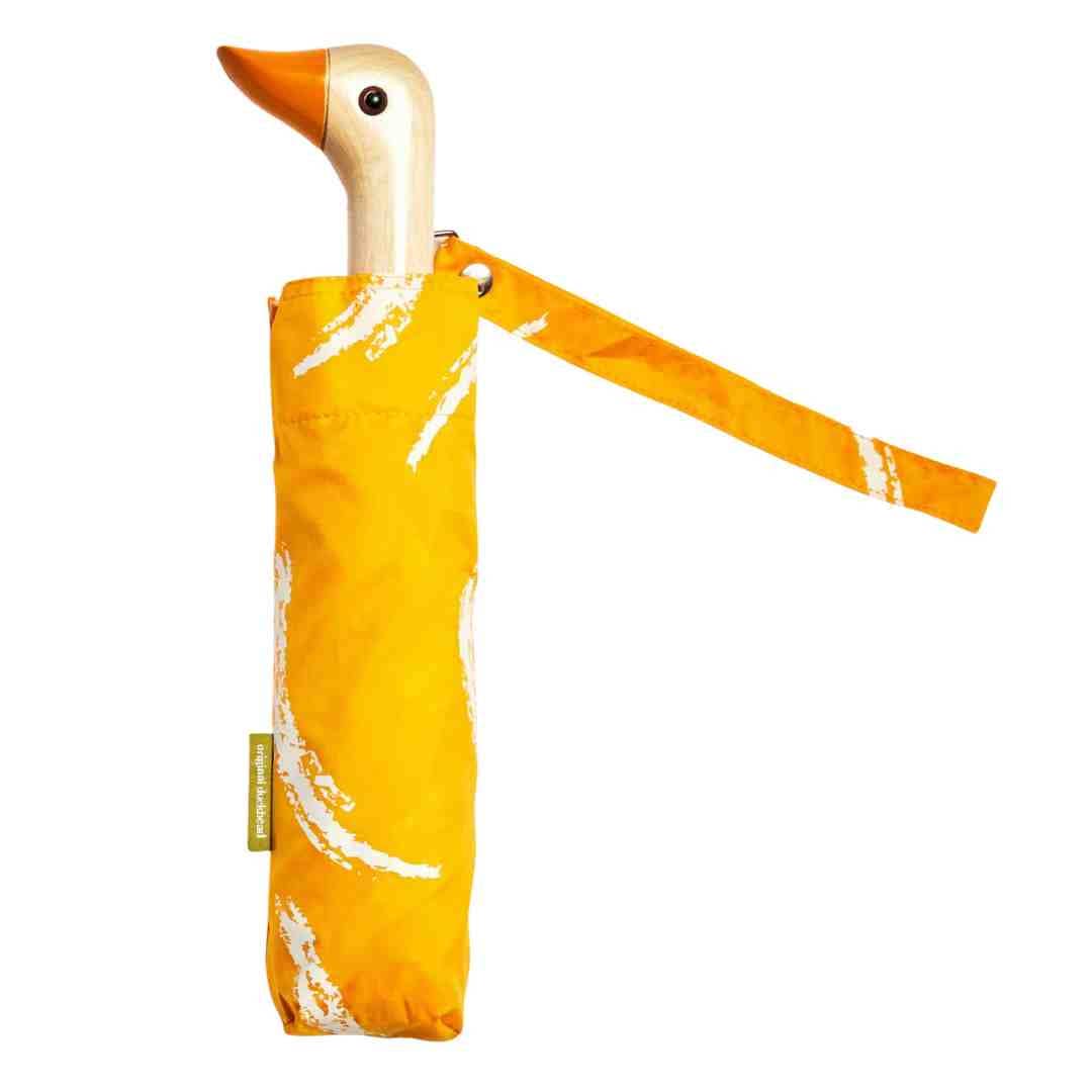 Saffron Brush Compact Eco-Friendly Duck Umbrella