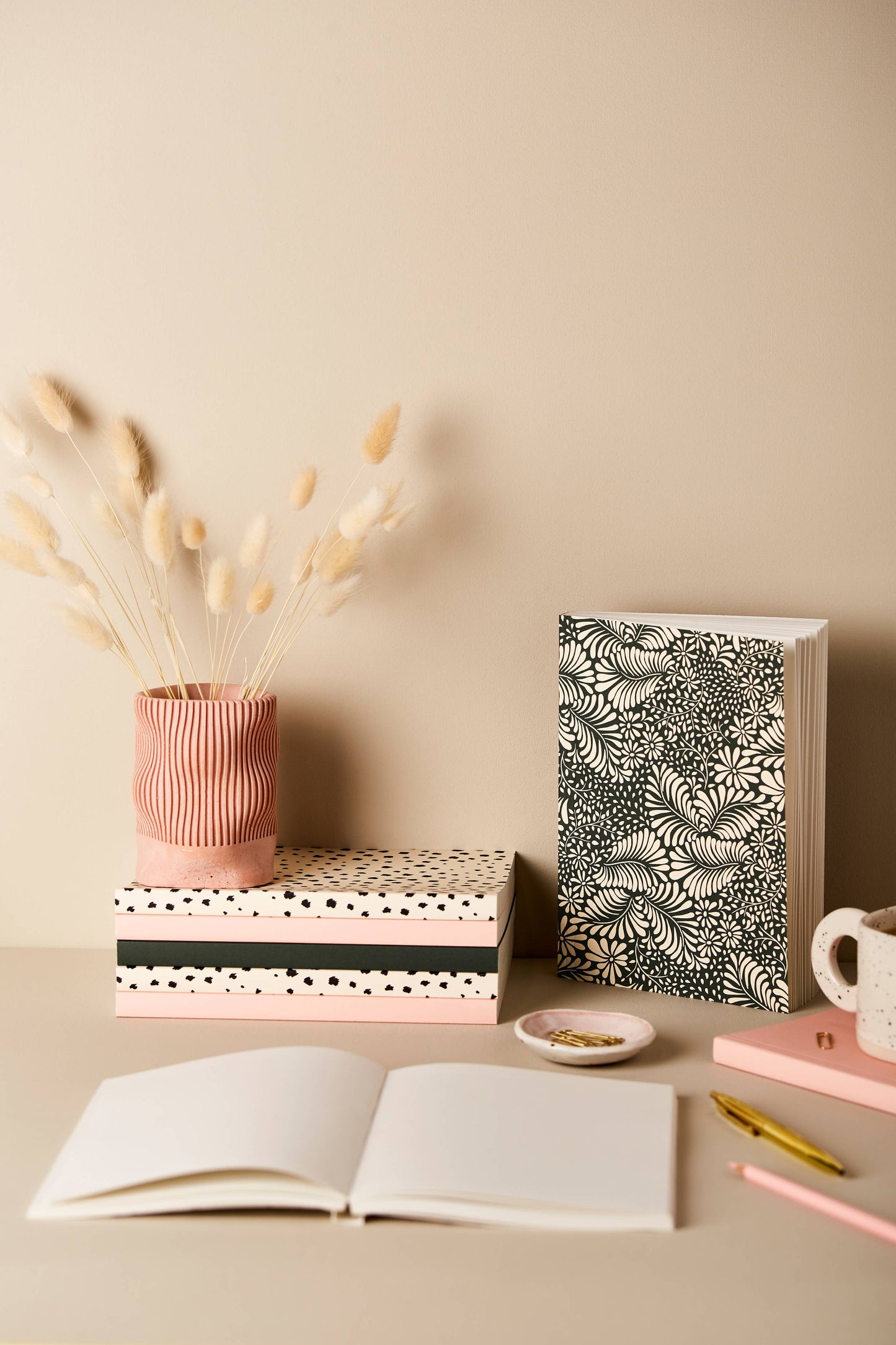 A5 Lay Flat Notebook Journal Cheetah Animal Print