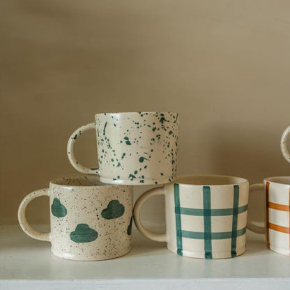 Gingham Check Mug | Ginger