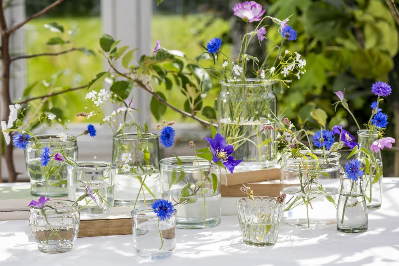 Glass Vase with Edge