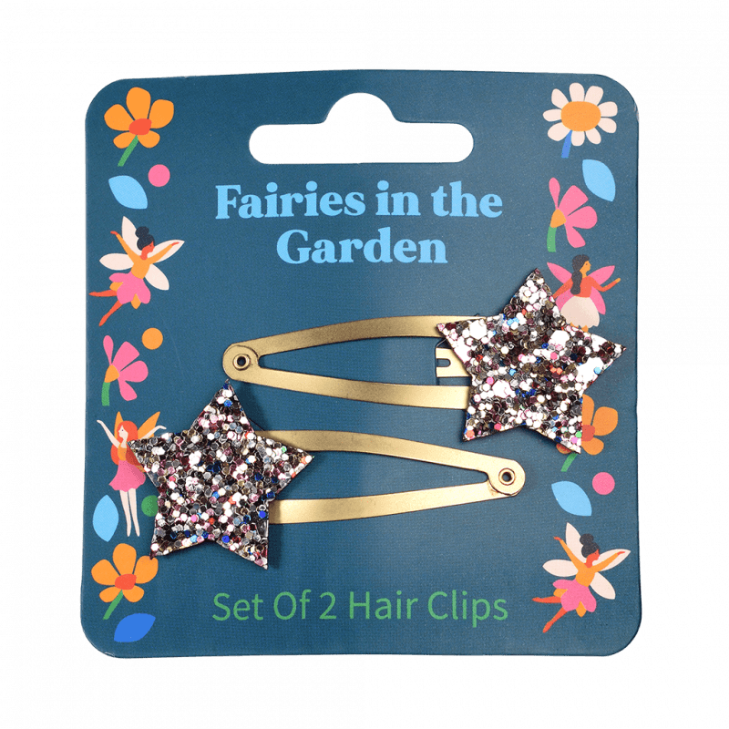 Glitter Hairclips Fairies