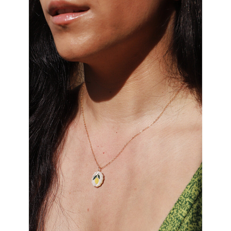 Lemon Charm Necklace