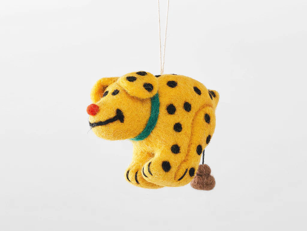 Len (Pooping Dog) Hanging Felt Christmas Decoration