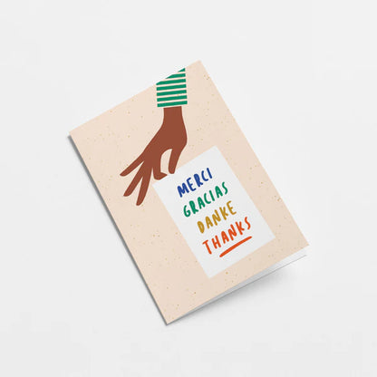 Merci Thank You Greeting Card