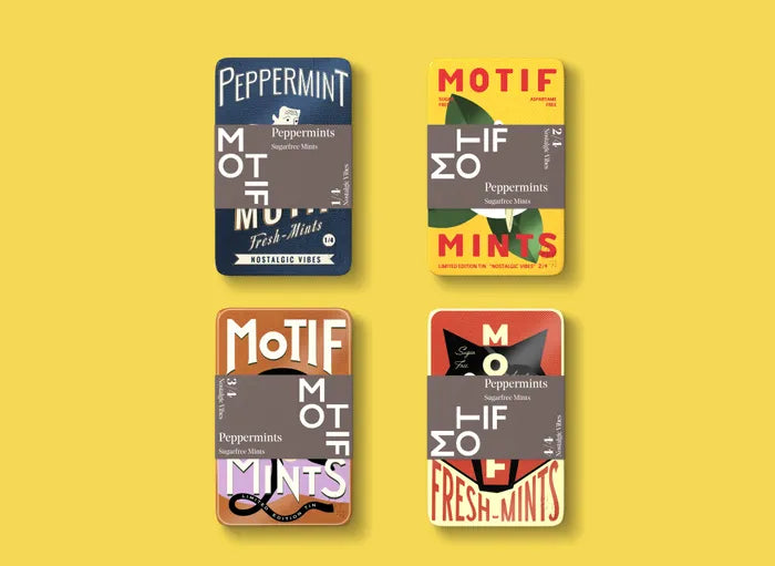 Motif mints - Nostalgic Vibes Mint Tins