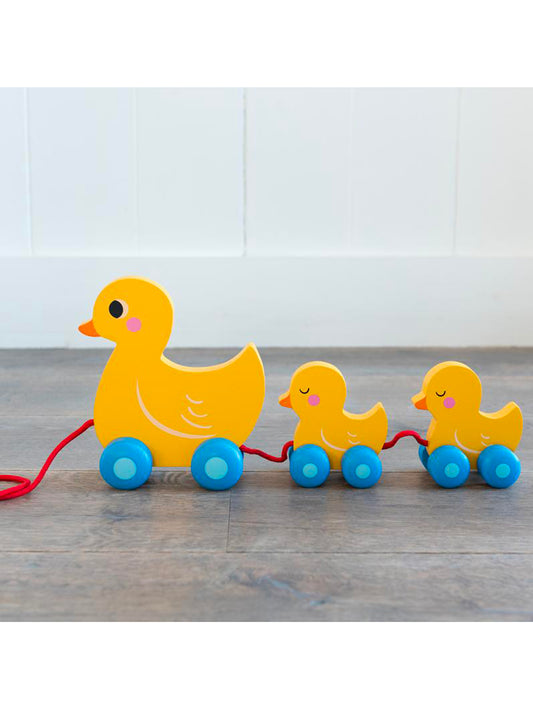 Wooden Pull Toy | Duck Family