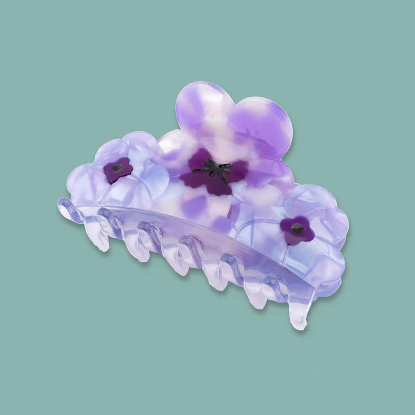 Pansy Bouquet Hair Claw