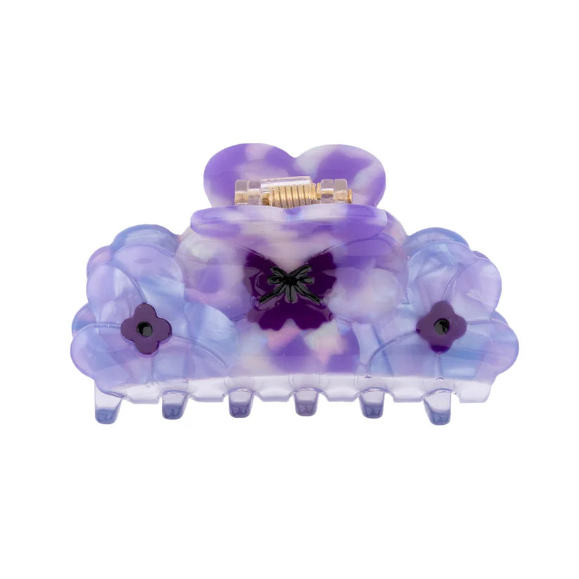 Pansy Bouquet Hair Claw