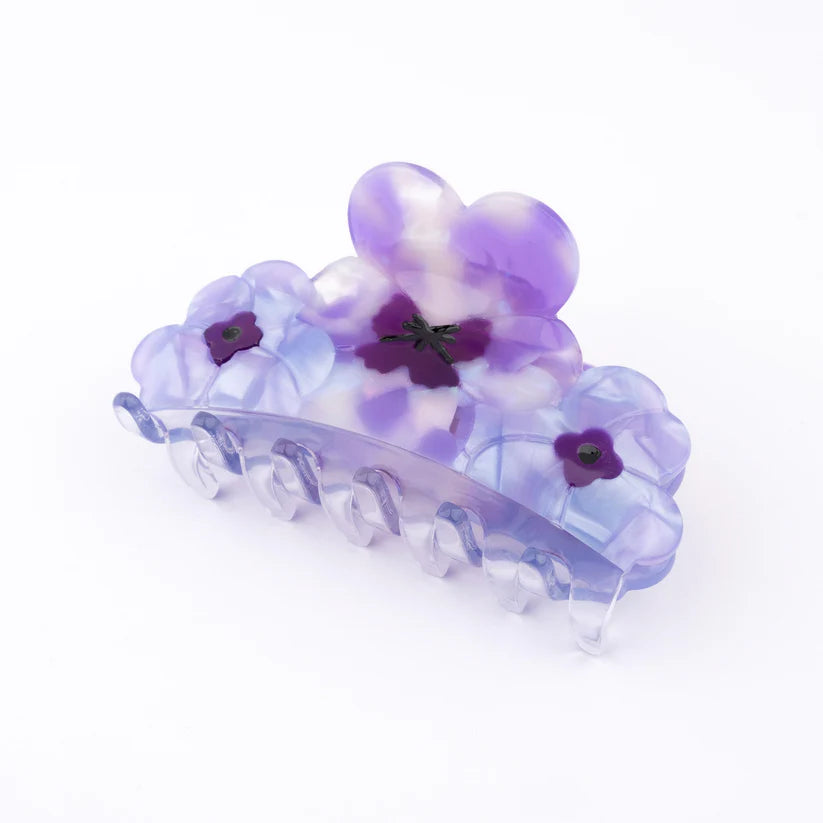 Pansy Bouquet Hair Claw