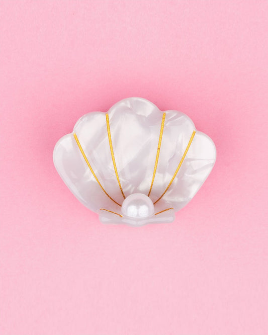 Scallop Shell Mini Hair Claw