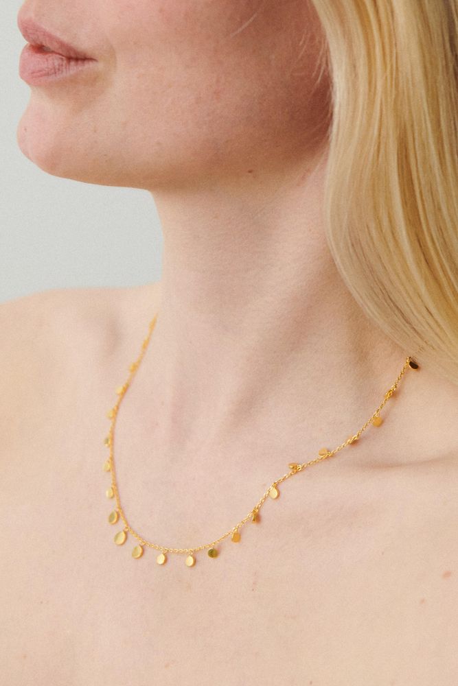 Sheen Necklace | Gold Plated Recycled Silver