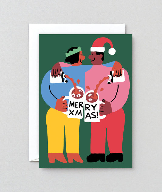 "Xmas Tipple" Christmas Card