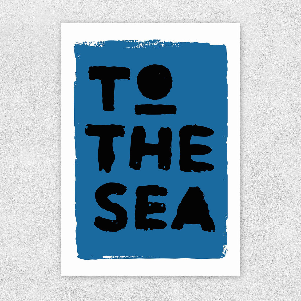 To The Sea (Blue) Print