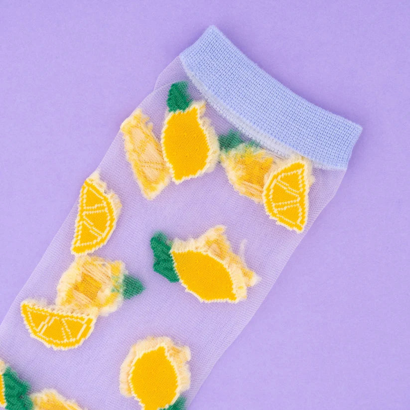 Transparent Socks - Lemon