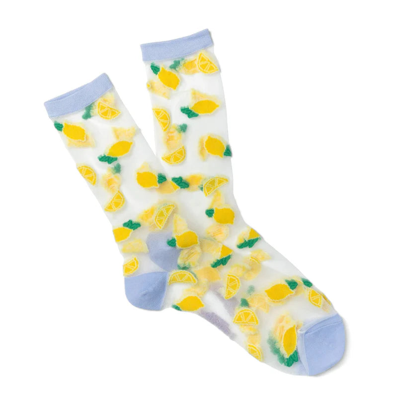 Transparent Socks - Lemon