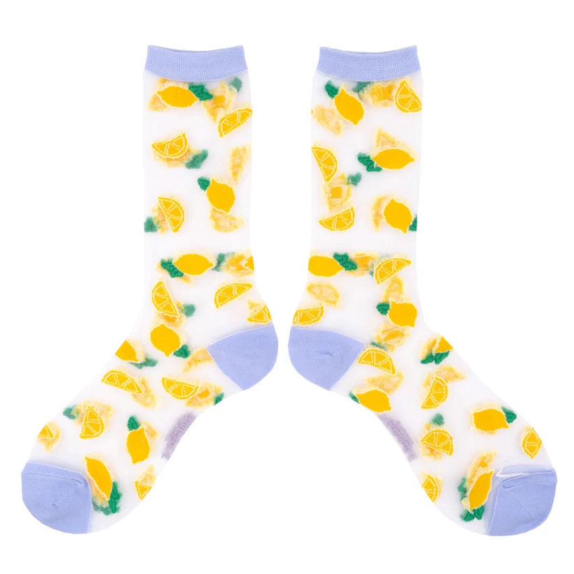 Transparent Socks - Lemon