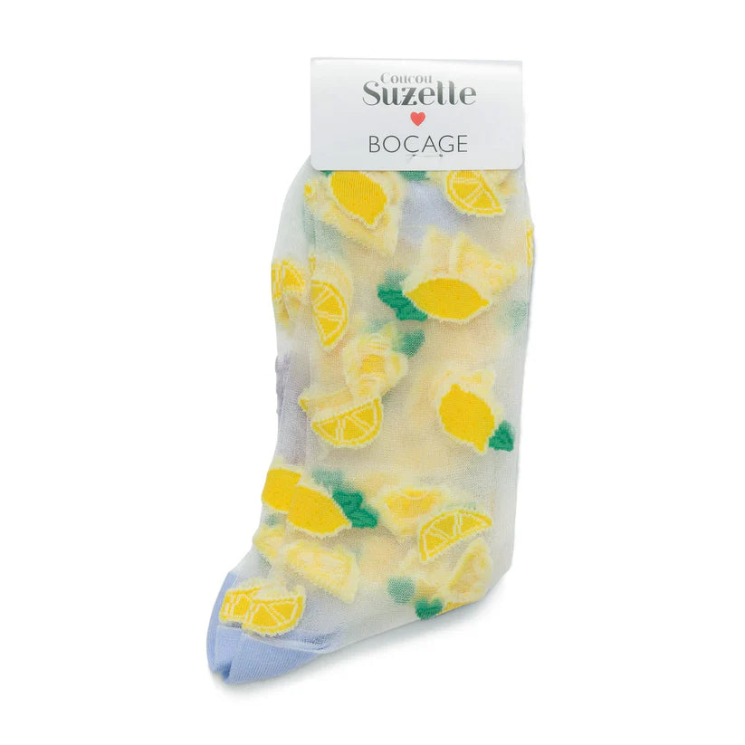 Transparent Socks - Lemon