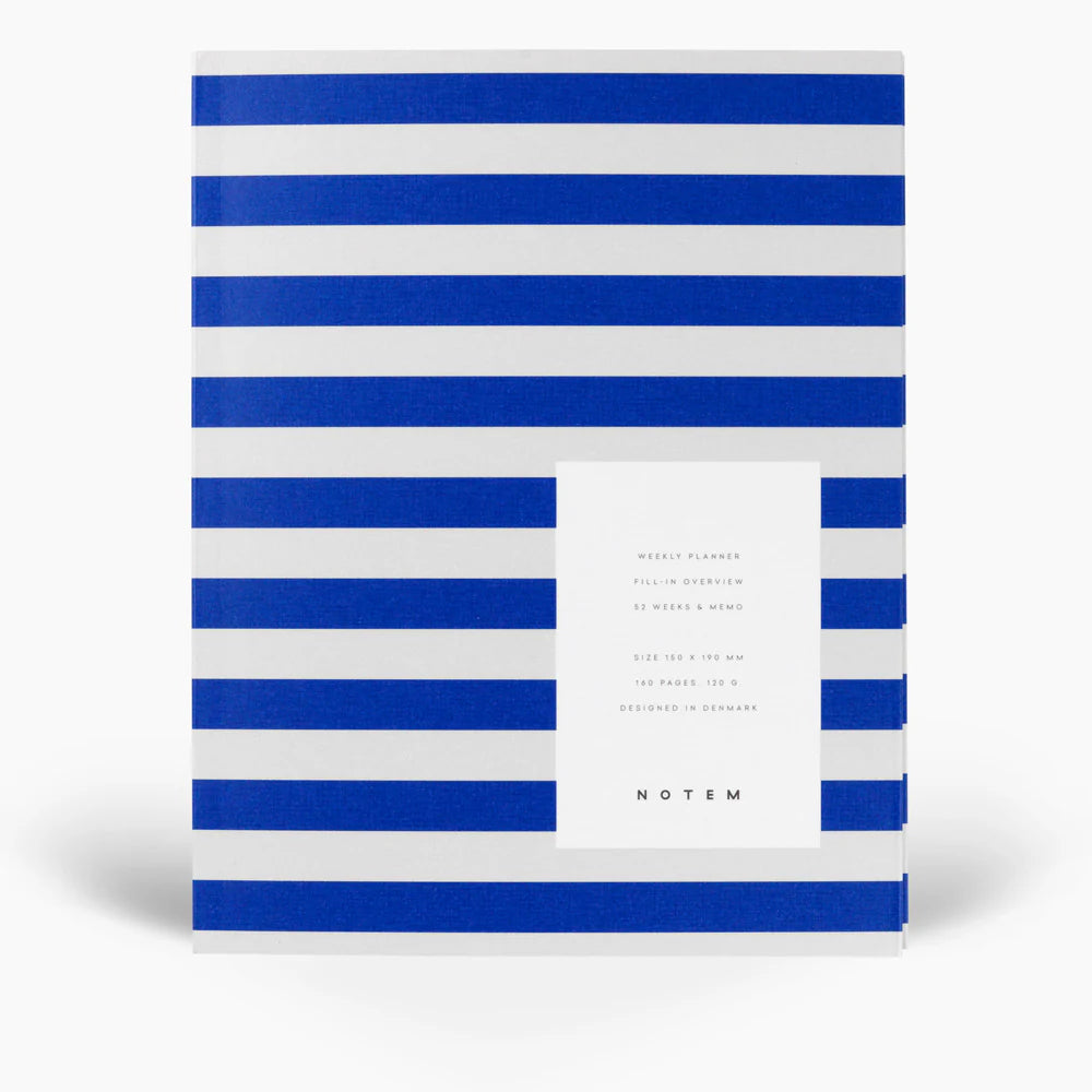 Uma Weekly Planner - Medium - Bright Blue