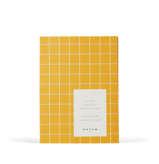 Uma Notebook - Small - Ochre Check