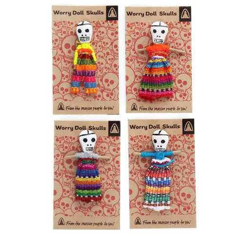 Worry Doll - Skull