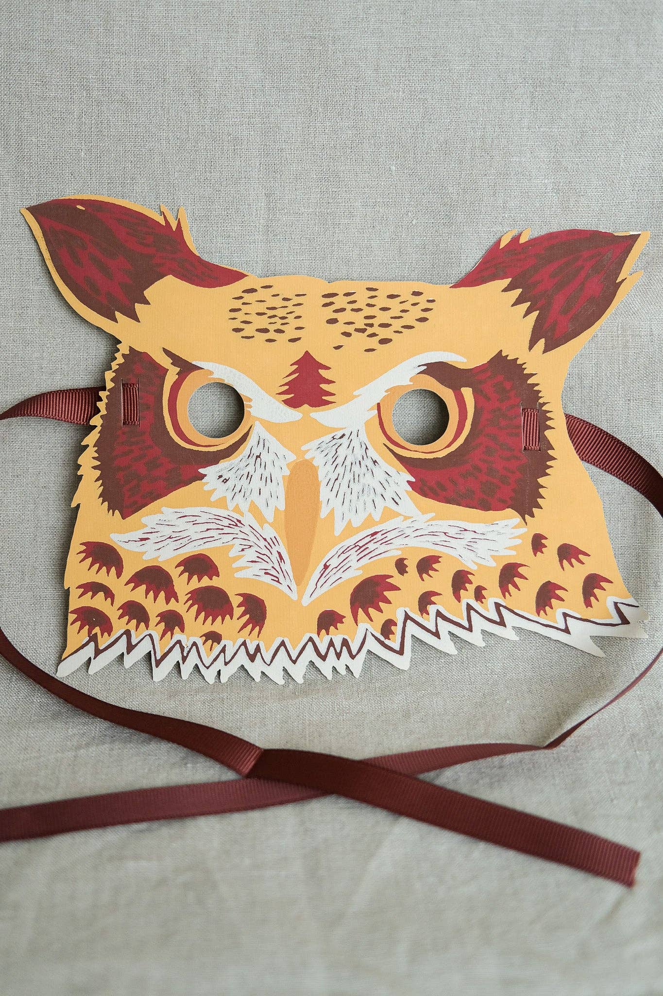 Owl Mask Greeting Card