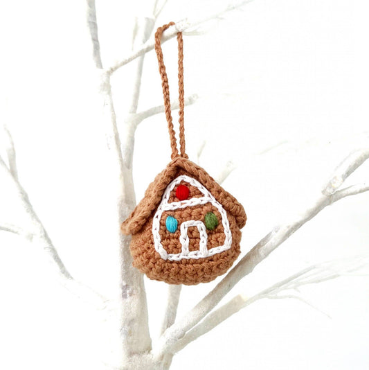 Christmas Baby Soft Toy Gingerbread House Decoration