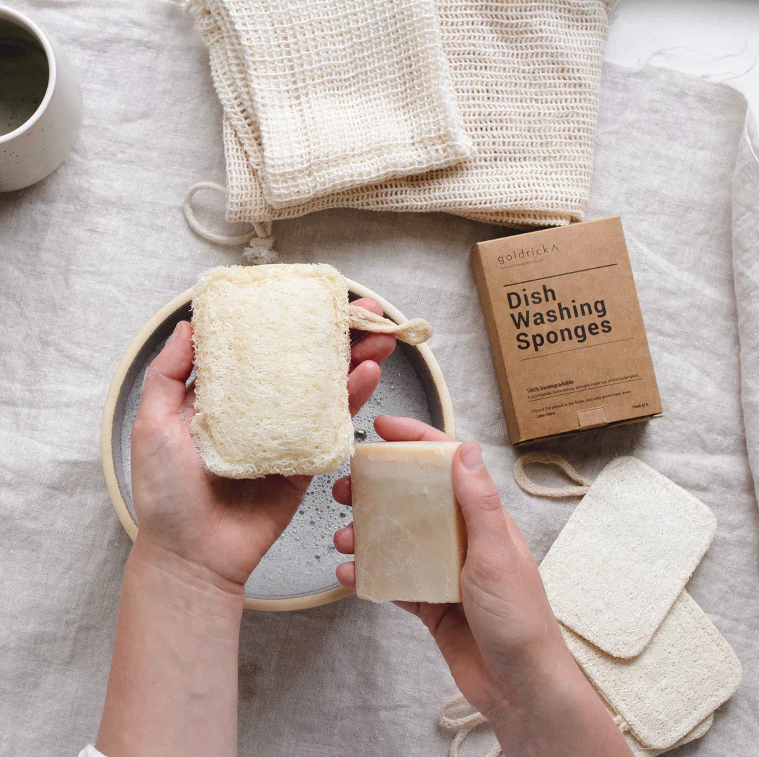 Loofah Dishwashing Sponge