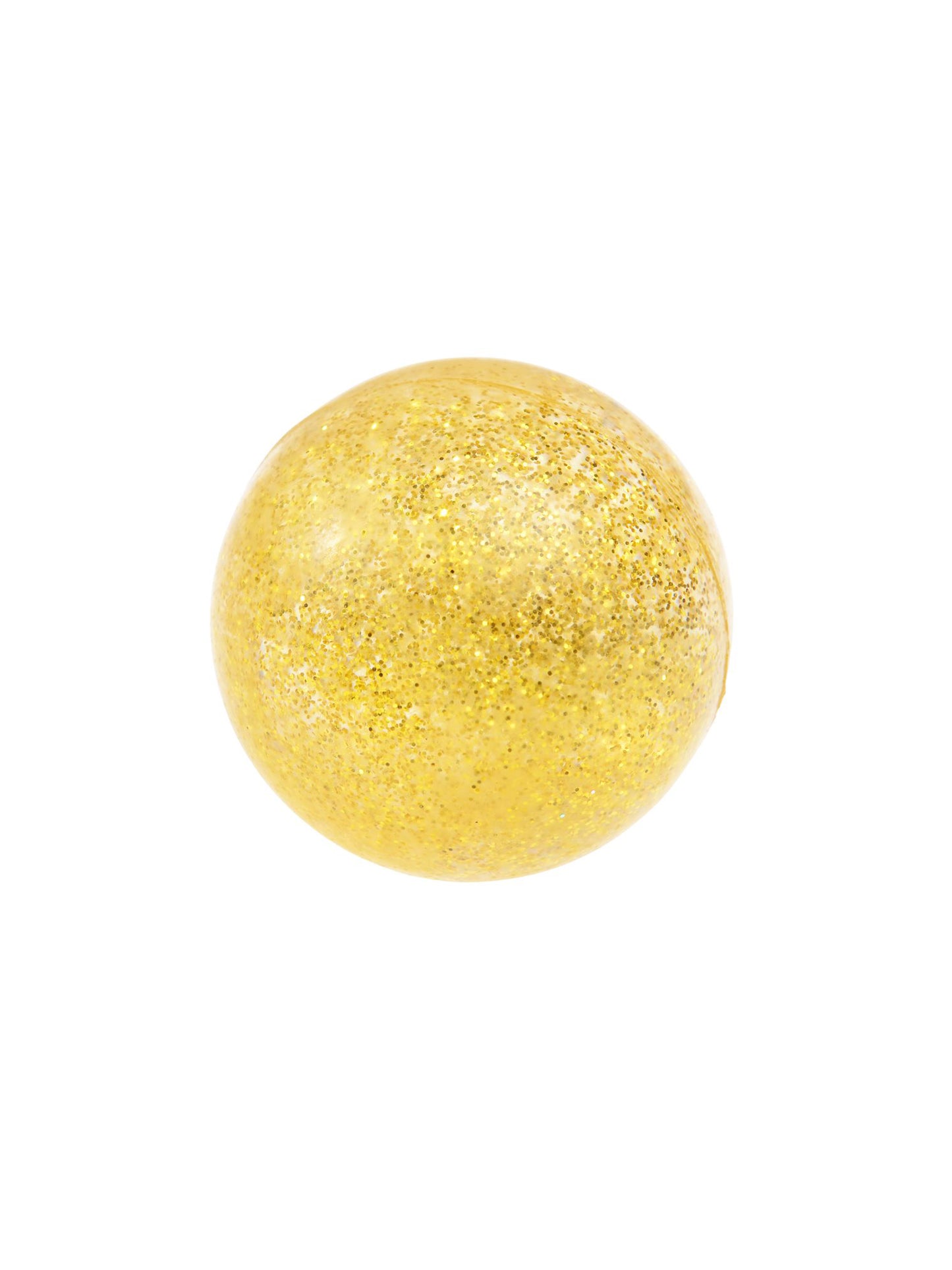 Dog Bouncy Ball Gold Glitter