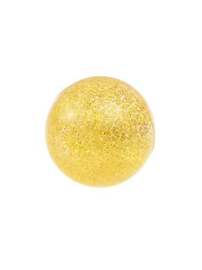 Dog Bouncy Ball Gold Glitter